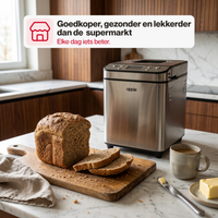 Vers brood uit de Oppie broodbakmachine, beter dan supermarktbrood