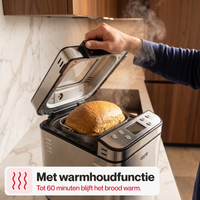 Warmhoudfunctie tot 60 minuten