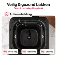 Gezond en veilig: teflonvrij, PFAS-vrij en anti-aanbak