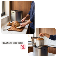 Antislip-pootjes voor een stabiele broodbakmachine