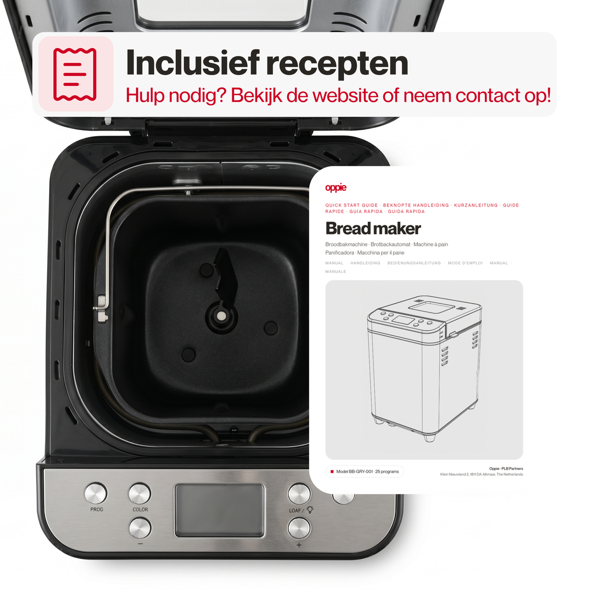 Inclusief recepten en een beknopte handleiding